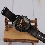 Shop Authentic Fossil Bronson Chronograph Brown Dial Brown Leather Strap Watch for Men - FS5713 - Luxxuri