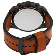  Shop Authentic Fossil Bronson Black Dial Brown Leather Strap Watch for Men - FS5714 - Luxxuri