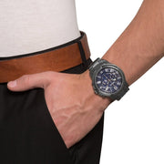  Shop Authentic Fossil Grant Chronograph Blue Dial Grey Steel Strap Watch for Men - FS4831 - Luxxuri
