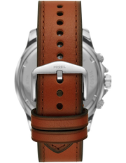  Shop Authentic Fossil Dillinger Luggage Chronograph Blue Dial Brown Leather Strap Watch for Men - FS5675 - Luxxuri