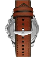  Shop Authentic Fossil Dillinger Luggage Chronograph Green Dial Brown Leather Strap Watch for Men - FS5734 - Luxxuri