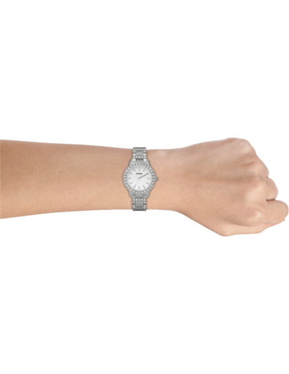  Shop Authentic Fossil Jesse White Dial Silver Steel Strap Watch for Women - ES2362 - Luxxuri