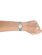  Shop Authentic Fossil Jesse White Dial Silver Steel Strap Watch for Women - ES2362 - Luxxuri