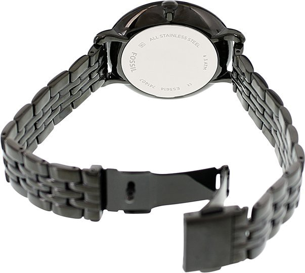  Shop Authentic Fossil Jacqueline Black Dial Black Mesh Bracelet Watch for Women - ES3614 - Luxxuri
