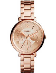  Shop Authentic Fossil Jacqueline Rose Gold Dial Rose Gold Steel Strap Watch for Women - ES3665 - Luxxuri