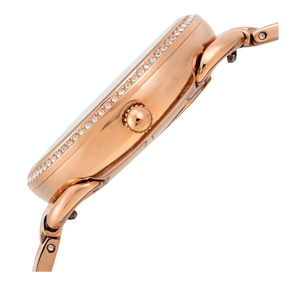  Shop Authentic Fossil Tailor Rose Gold Dial Rose Gold Steel Strap Watch for Women - ES4264 - Luxxuri