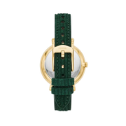  Shop Authentic Fossil Jacqueline Multifunction Moonphase Mother of Pearl White Dial Green Leather Strap Watch for Women - ES5244 - Luxxuri