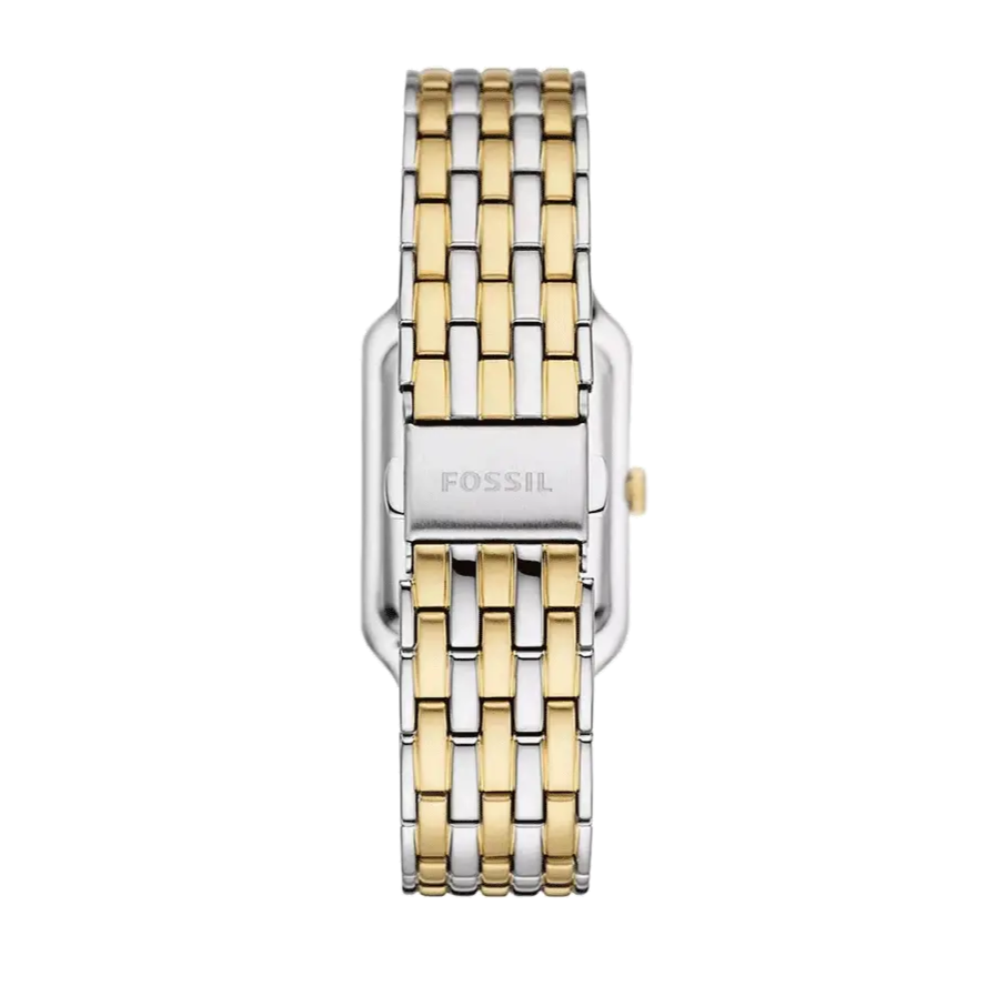 Shop Authentic Fossil Raquel Three Hand Mother of Pearl Dial Two Tone Steel Strap Watch For Women - ES5305 - Luxxuri