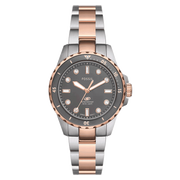 Shop Authentic Fossil Blue Dive Three Hand Gray Dial Two Tone Steel Strap Watch For Women - ES5348 - Luxxuri