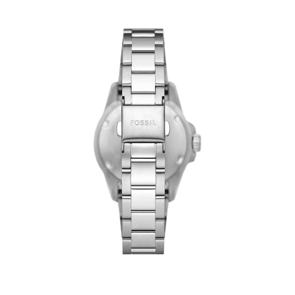  Shop Authentic Fossil Blue Dive Three Hand Blue Dial Silver Steel Strap Watch For Women - ES5353 - Luxxuri