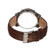  Shop Authentic Fossil Grant Chronograph Brown Dial Brown Leather Strap Watch for Men - FS5214 - Luxxuri