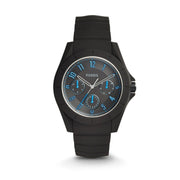  Shop Authentic Fossil Popstastic Sport Black Dial Black Rubber Strap Watch for Men - FS5222 - Luxxuri