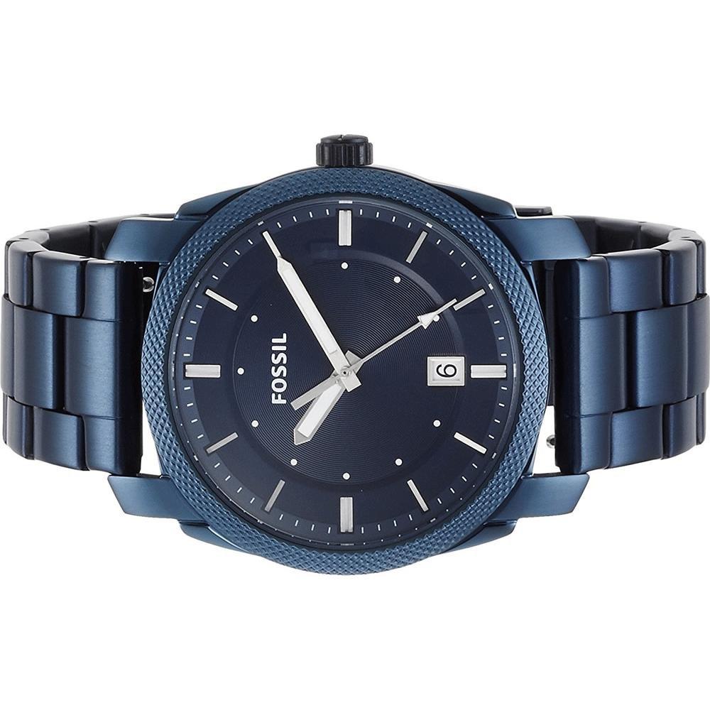  Shop Authentic Fossil Machine Blue Dial Blue Steel Strap Watch for Men - FS5231 - Luxxuri