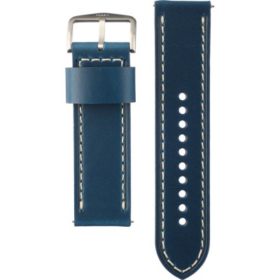  Shop Authentic Fossil Machine Chronograph Blue Dial Blue Leather Strap Watch for Men - FS5262 - Luxxuri