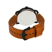  Shop Authentic Fossil Commuter Three Hand Date Black Dial Brown Leather Strap Watch for Men - FS5276 - Luxxuri