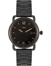  Shop Authentic Fossil The Commuter Brown Dial Black Steel Strap Watch for Men - FS5277 - Luxxuri