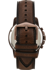  Shop Authentic Fossil Grant Chronograph White Dial Brown Leather Strap Watch for Men - FS5344 - Luxxuri