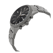  Shop Authentic Fossil Townsman Chronograph Black Dial Silver Steel Strap Watch for Men - FS5349 - Luxxuri