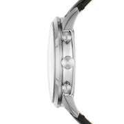  Shop Authentic Fossil Townsman Multifunction Black Dial Black Leather Strap Watch for Men - FS5396 - Luxxuri