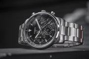  Shop Authentic Fossil Goodwin Chronograph Black Dial Silver Steel Strap Watch for Men - FS5412 - Luxxuri