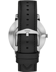  Shop Authentic Fossil The Minimalist Carbon Series Black Dial Black Leather Strap Watch for Men - FS5497 - Luxxuri