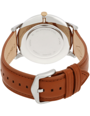  Shop Authentic Fossil The Minimalist 3H Blue Dial Brown Leather Strap Watch for Men - FS5499 - Luxxuri