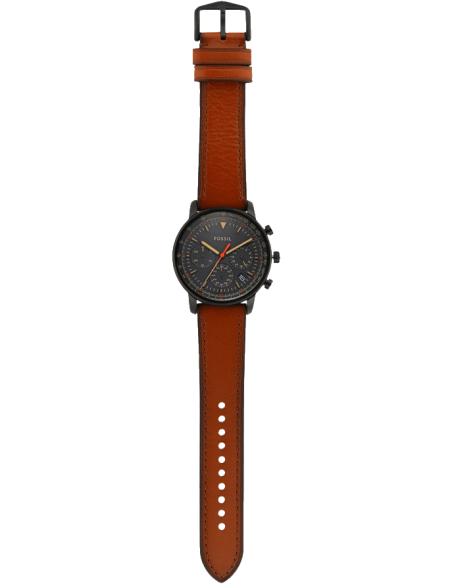  Shop Authentic Fossil Goodwin Luggage Chronograph Black Dial Brown Leather Strap Watch for Men - FS5501 - Luxxuri