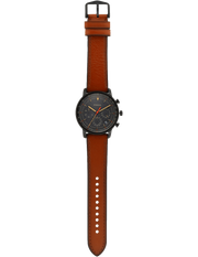  Shop Authentic Fossil Goodwin Luggage Chronograph Black Dial Brown Leather Strap Watch for Men - FS5501 - Luxxuri