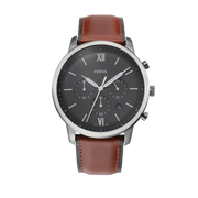  Shop Authentic Fossil Neutra Chronograph Grey Dial Brown Leather Strap Watch for Men - FS5512 - Luxxuri