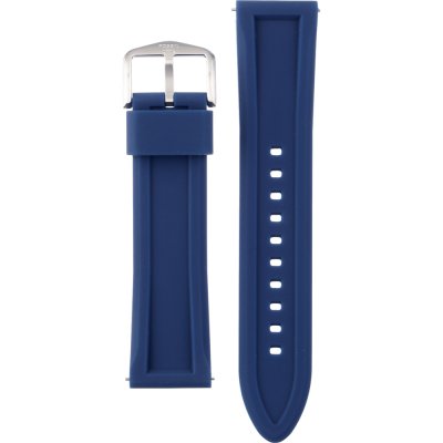  Shop Authentic Fossil Garrett Chronograph Blue Dial Blue Rubber Strap Watch for Men - FS5709 - Luxxuri