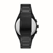  Shop Authentic Fossil Everett Chronograph Black Dial Black Steel Strap Watch for Men - FS5797 - Luxxuri