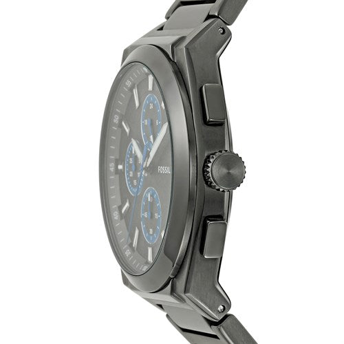  Shop Authentic Fossil Everett Chronograph Grey Dial Grey Steel Strap Watch for Men - FS5830 - Luxxuri