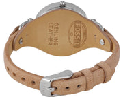  Shop Authentic Fossil Georgia Bone Grey Dial Beige Leather Strap Watch for Women - ES2830 - Luxxuri