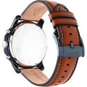  Shop Authentic Fossil Grant Chronograph Blue Dial Brown Leather Strap Watch for Men - FS5151 - Luxxuri