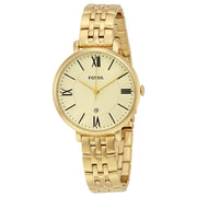 Shop Authentic Fossil Jacqueline White Dial Gold Steel Strap Watch for Women - ES3434 - Luxxuri