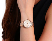  Shop Authentic Fossil Jacqueline Rose Gold Dial Rose Gold Steel Strap Watch for Women - ES3546 - Luxxuri