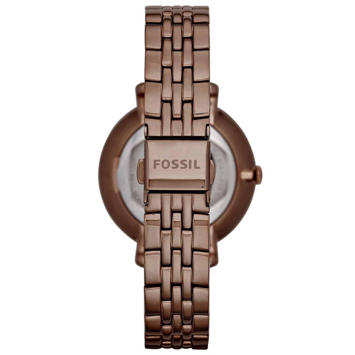  Shop Authentic Fossil Jacqueline Brown Dial Brown Steel Strap Watch for Women - ES4275 - Luxxuri