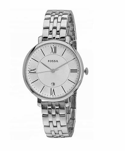  Shop Authentic Fossil Jacqueline White Dial Silver Steel Strap Watch for Women - ES3433 - Luxxuri