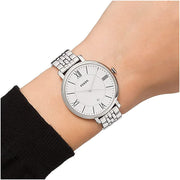  Shop Authentic Fossil Jacqueline White Dial Silver Steel Strap Watch for Women - ES3433 - Luxxuri