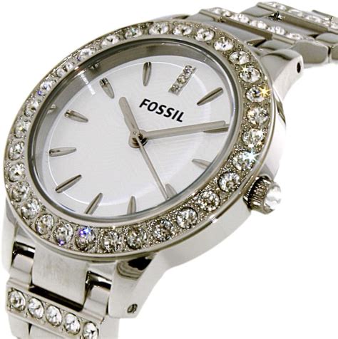  Shop Authentic Fossil Jesse White Dial Silver Steel Strap Watch for Women - ES2362 - Luxxuri