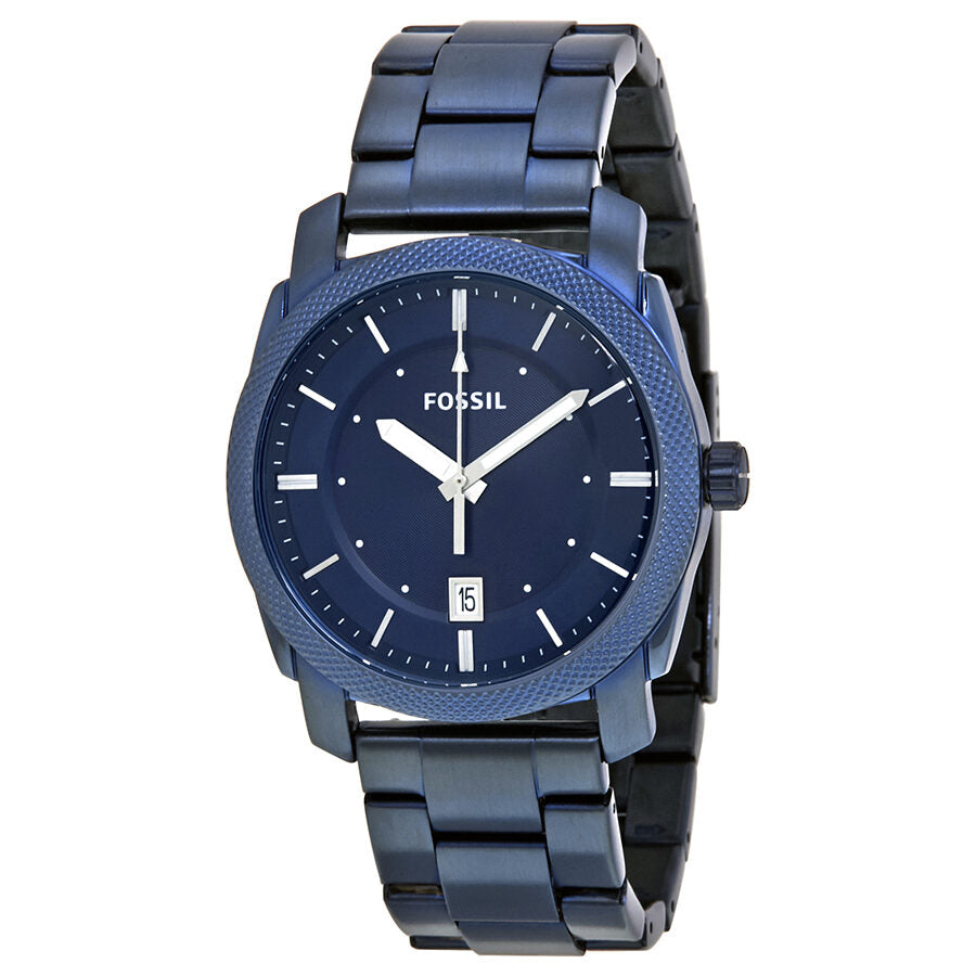  Shop Authentic Fossil Machine Blue Dial Blue Steel Strap Watch for Men - FS5231 - Luxxuri