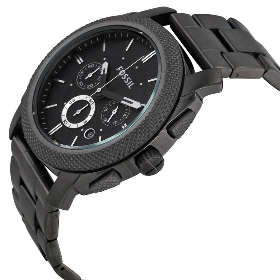  Shop Authentic Fossil Machine Chronograph Black Dial Grey Steel Strap Watch for Men - FS4662 - Luxxuri