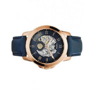  Shop Authentic Fossil Grant Mechanical Blue Dial Blue Leather Strap Watch for Men - ME3054 - Luxxuri