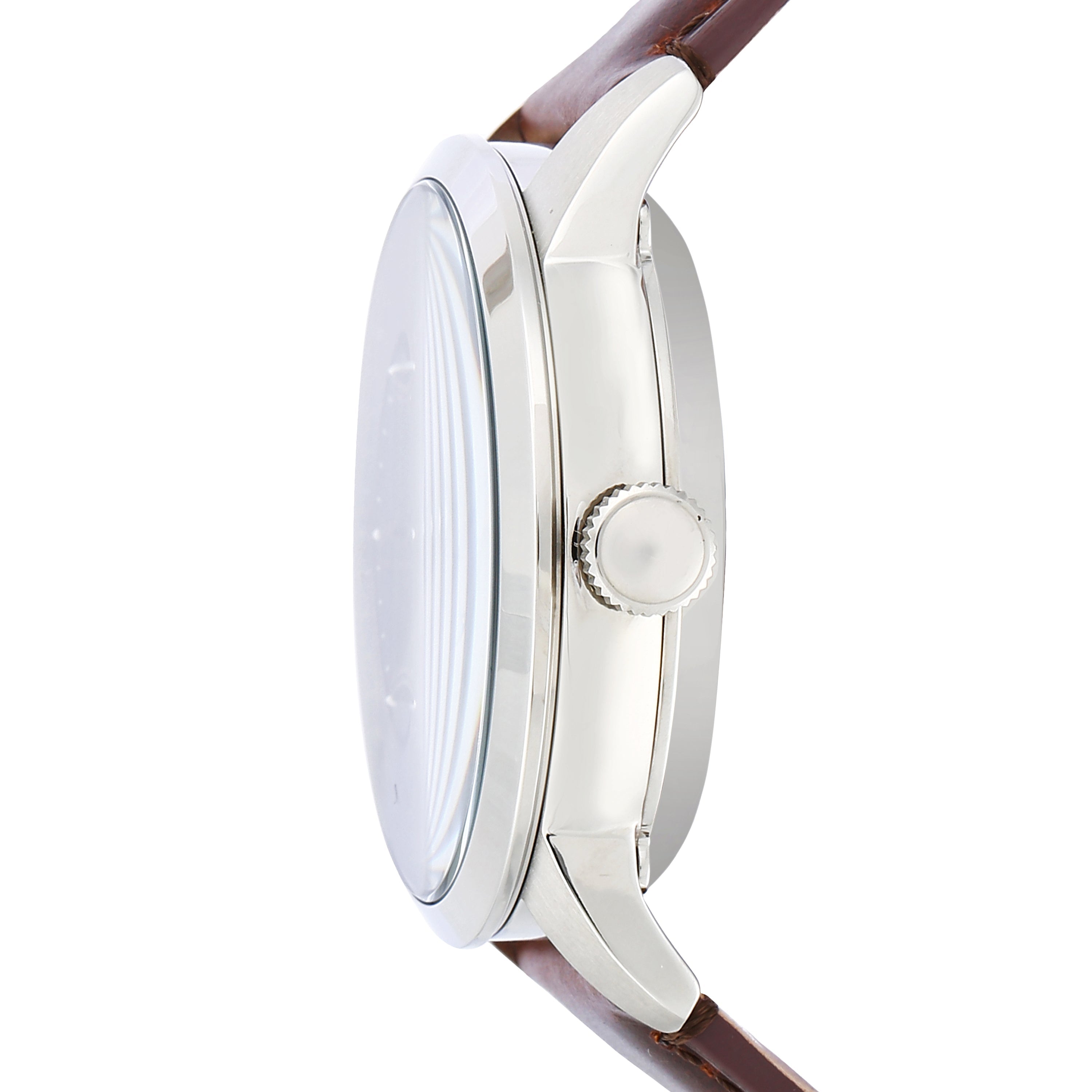  Shop Authentic Fossil Townsman Automatic Blue Dial Brown Leather Strap Watch for Men - ME3110 - Luxxuri