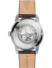  Shop Authentic Fossil Pilot 54 Automatic Black Dial Brown Leather Strap Watch for Men - ME3118 - Luxxuri