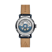  Shop Authentic Fossil Boyfriend Skeleton Blue Dial Blue Leather Strap Watch for Women - ME3136 - Luxxuri