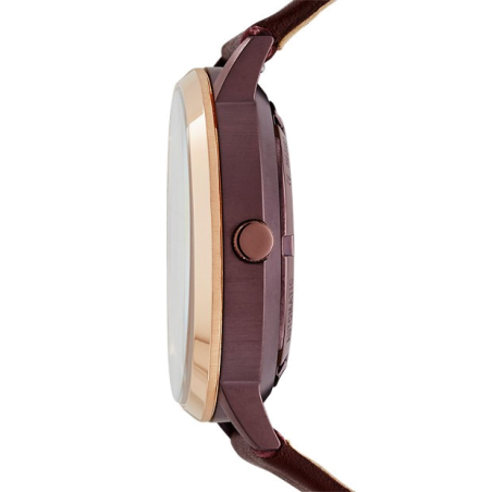 Shop Authentic Fossil Vintage Muse Automatic Skeleton Maroon Dial Maroon Leather Strap Watch for Women - ME3137 - Luxxuri