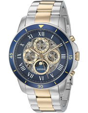  Shop Authentic Fossil Grant Sport Automatic Skeleton Blue Dial Two Tone Steel Strap Watch for Men - ME3141 - Luxxuri