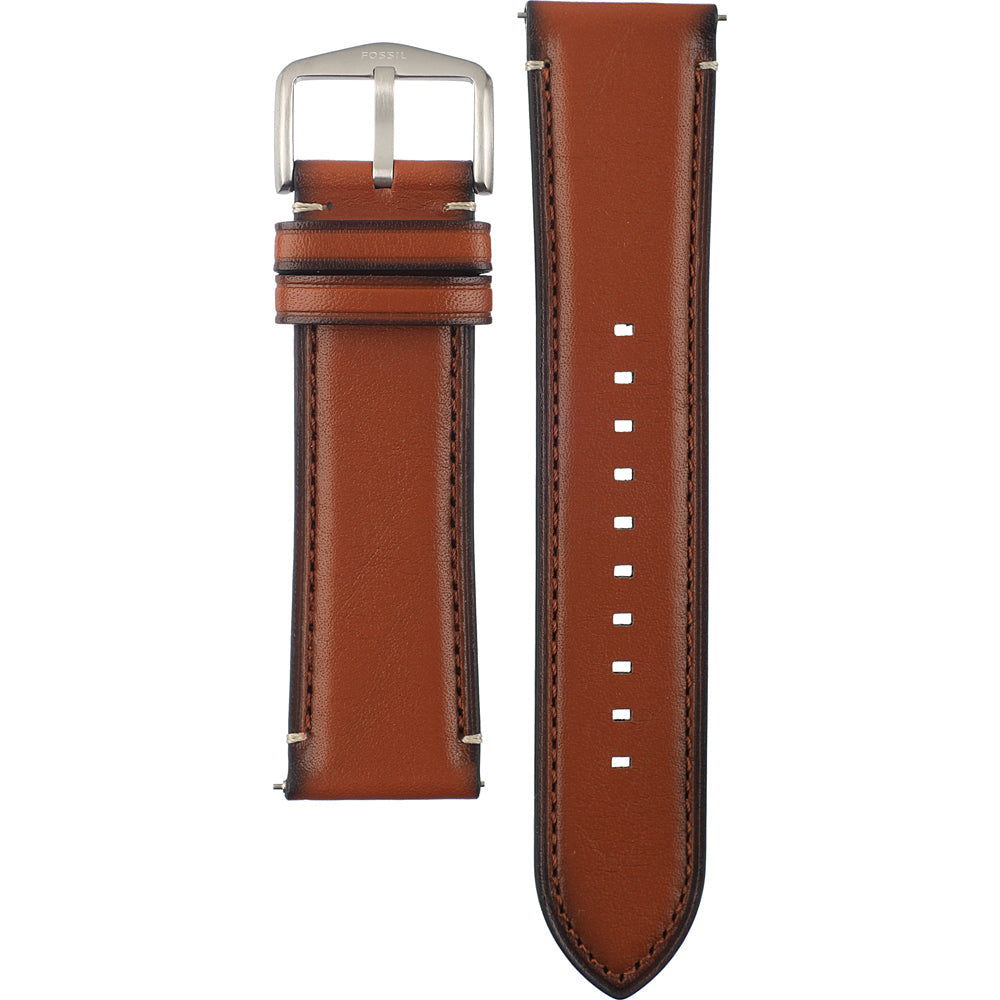  Shop Authentic Fossil Townsman Automatic Skeleton Blue Dial Brown Leather Strap Watch for Men - ME3154 - Luxxuri