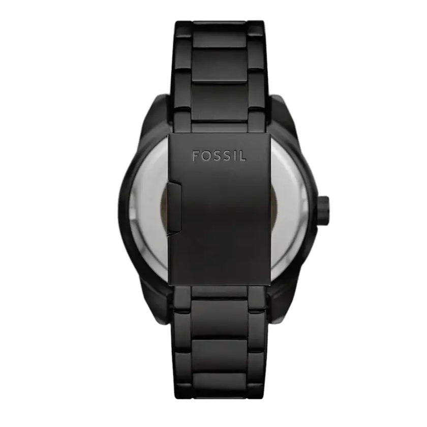  Shop Authentic Fossil Bronson Automatic Skeleton Black Dial Black Steel Strap Watch for Men - ME3256 - Luxxuri